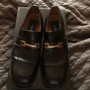 Botticelli Men’s Black leather Dress Shoes